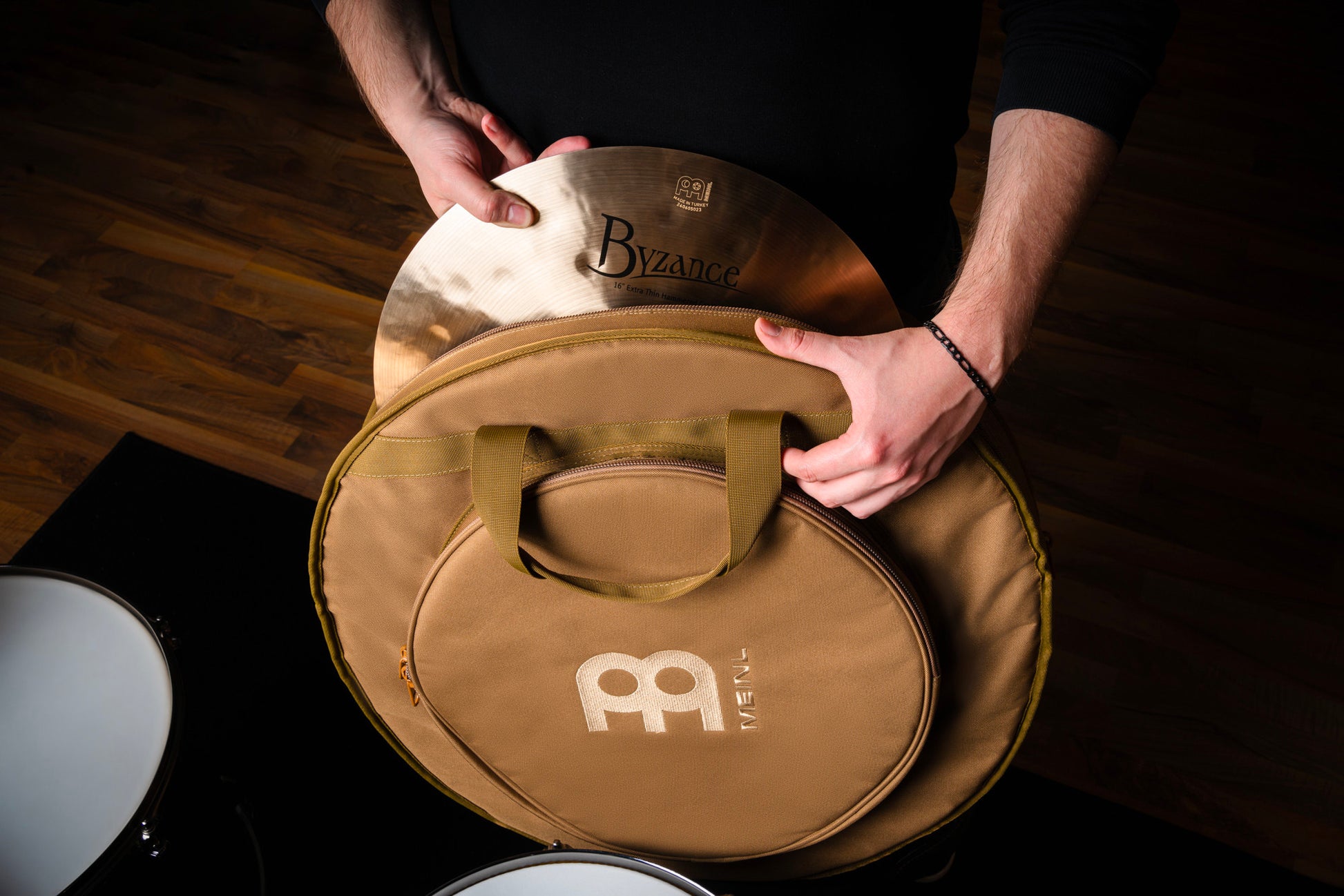 HOUSSE MEINL CYMBALES 22" AVEC COURROIES
