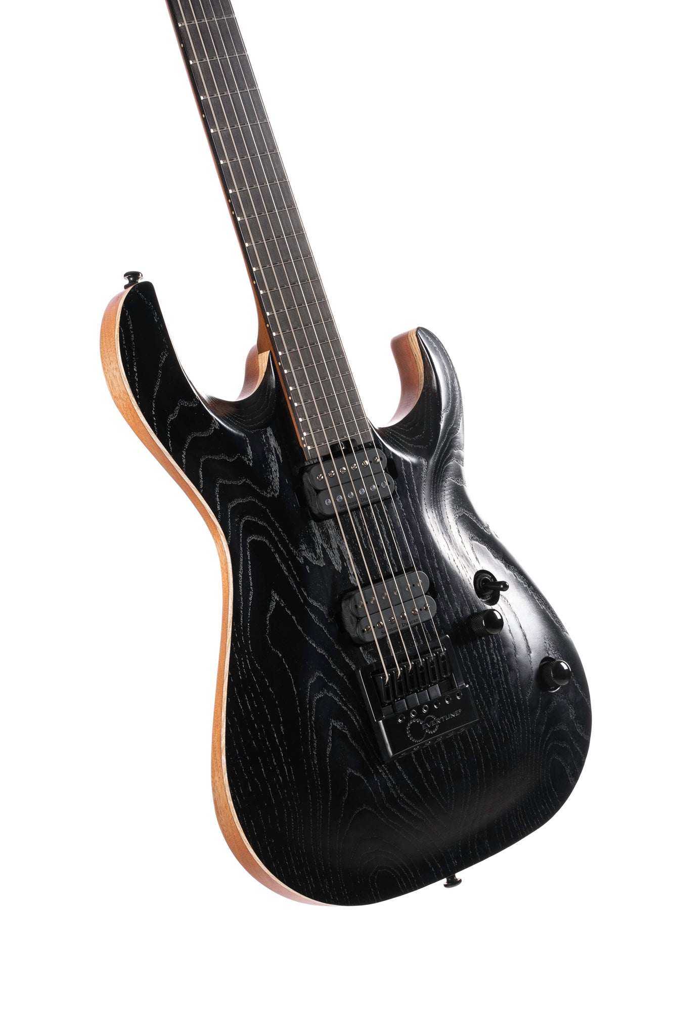 KX700EV, corps acajou, table frêne, touche ébène, chevalet Evertune, micros Seymour Duncan Sentient & Nazgûl, housse