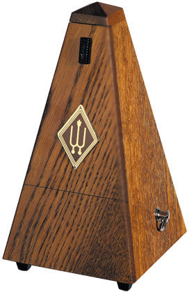 Métronome modèle Maelzel bois, chêne mat