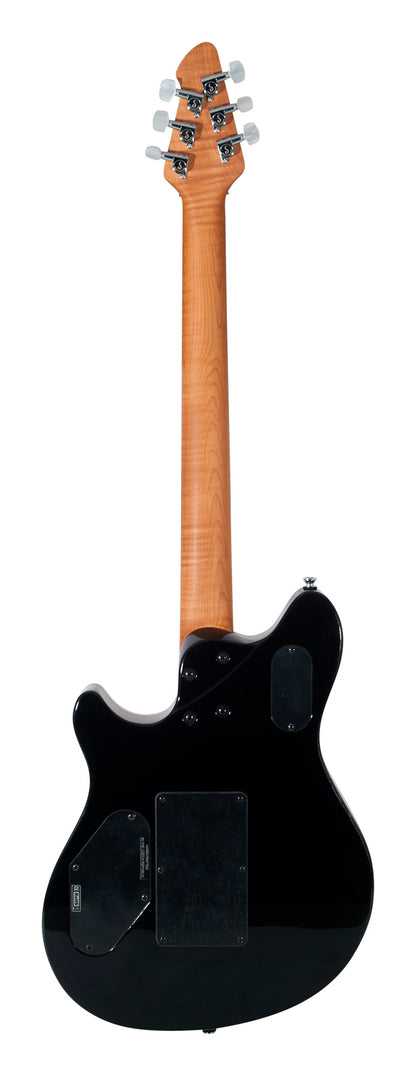 HP2 Poplar Burl, corps tilleul/érable flammé, manche érable flammé, Floyd ss licence, 2 micros Humbucker, finition Naturel