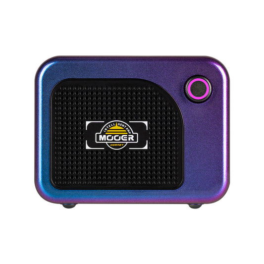 Ampli HORNET 05i, 5W, HP 2", 52 modélisations d'amplis, 49 effets, accordeur, looper, Bluetooth, USB-C, alimentation, bleu