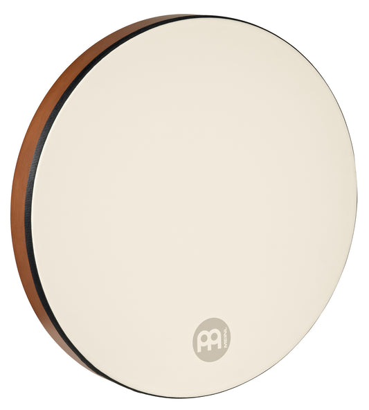 Daf 20"x2.5", corps en hévéa, peau synthétique True Feel, avec anneaux métalliques, pré-accordé, African Brown