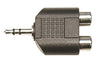 Kirlin Adaptateur TRS M vers 2 RCA F