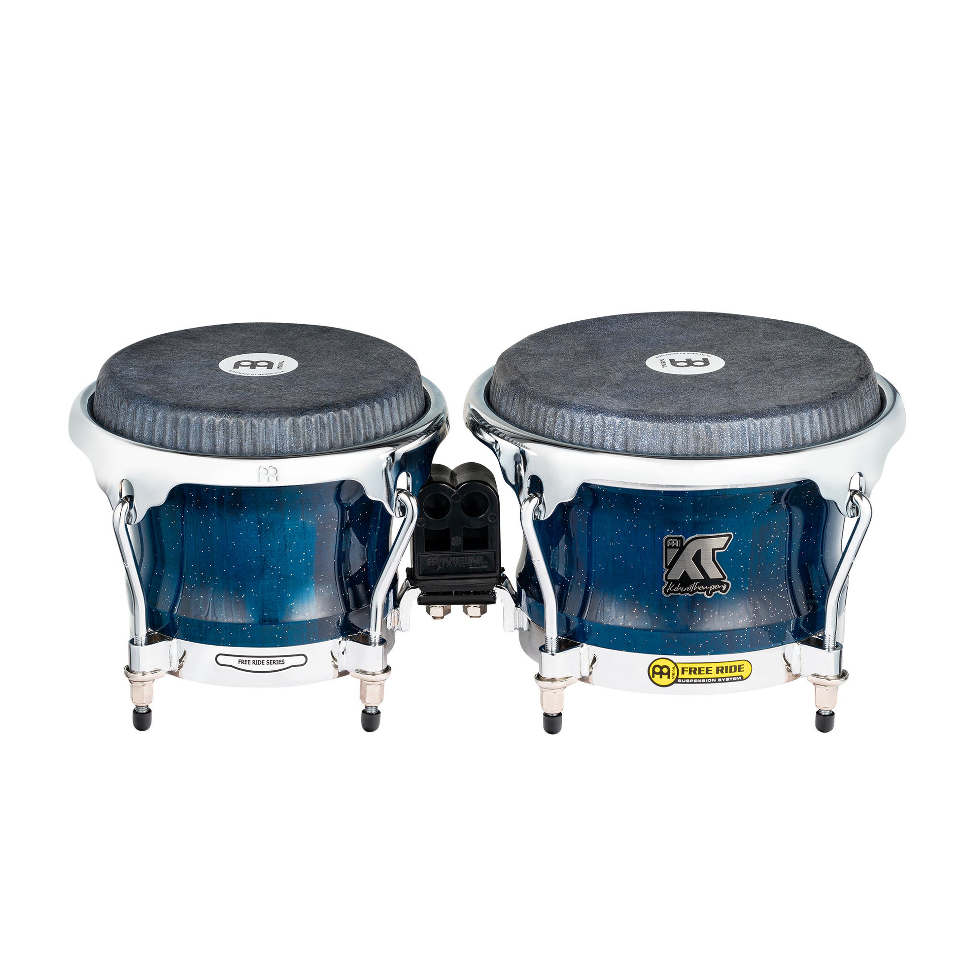 Paire bongos W. 'Kachiro' Thompson 7" & 8" 1/2