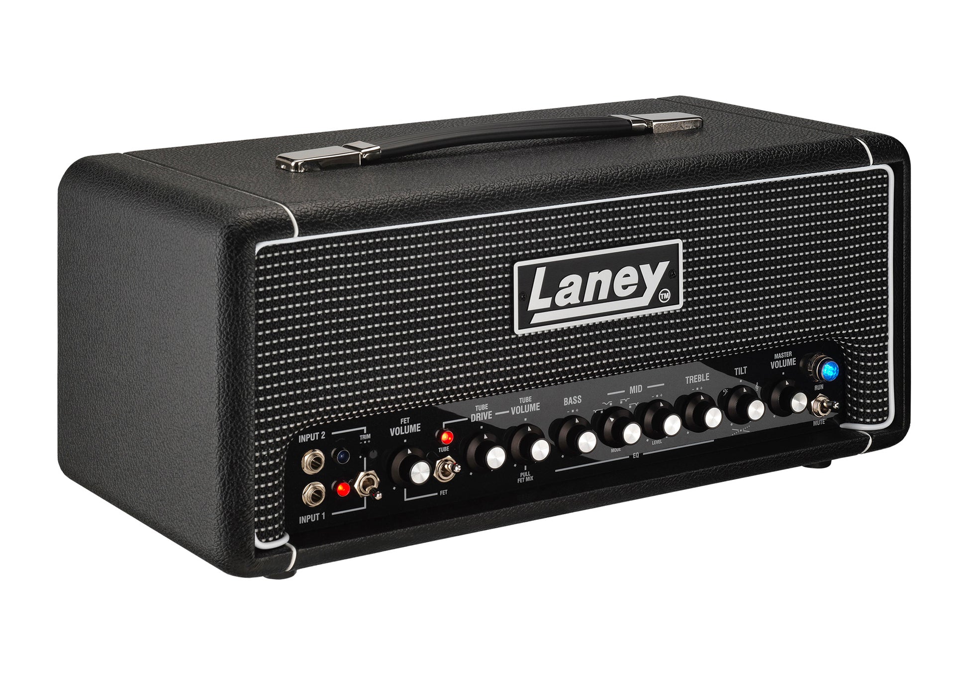 Tête basse amplifiée DB-EAST, amplification 2x500W, 2 canaux, 2 entrées, 2 sorties DI avec simulation LA-IR, noir