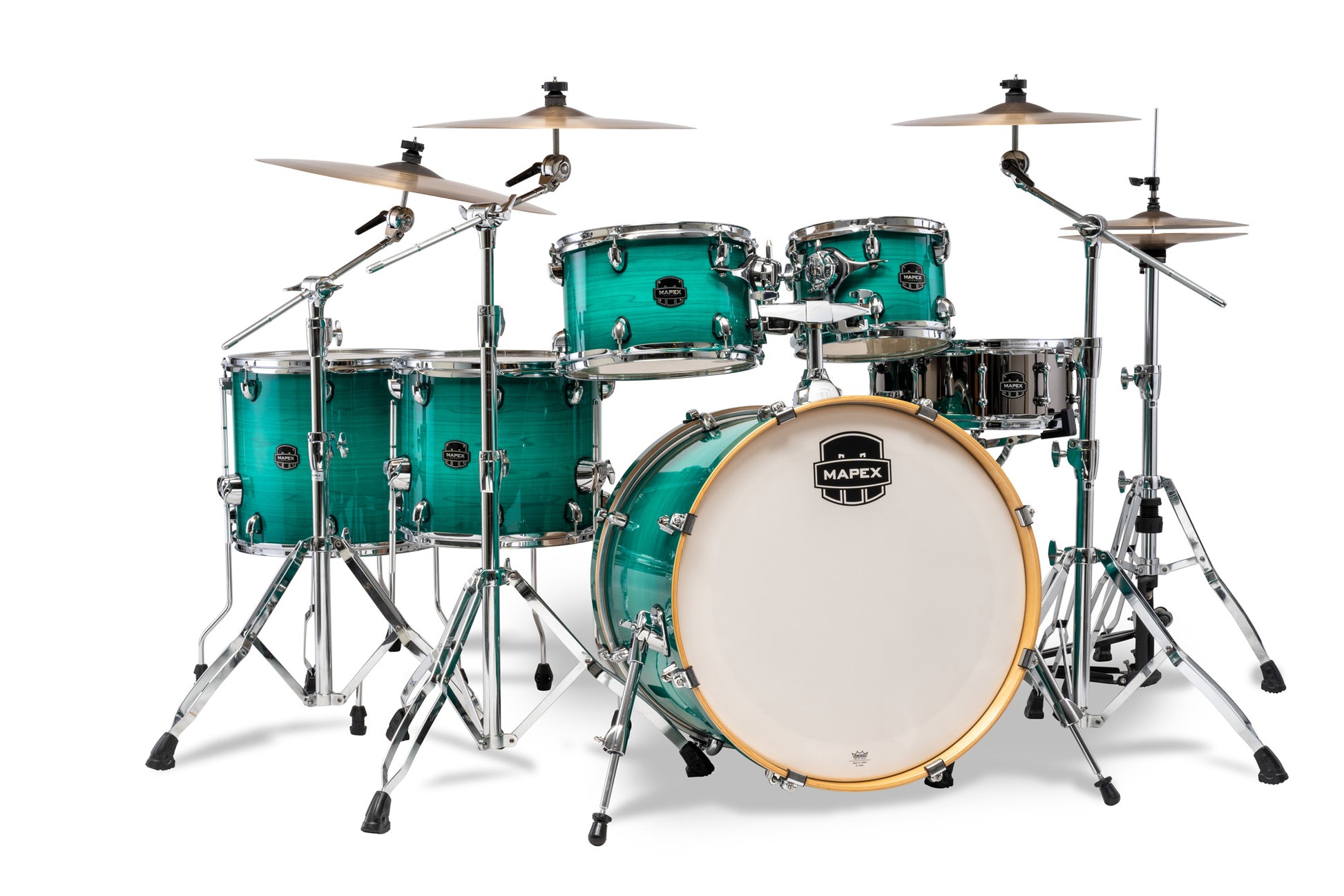 Batterie Armory X-Drive, 6 fûts, sans accessoires, Jade Stone