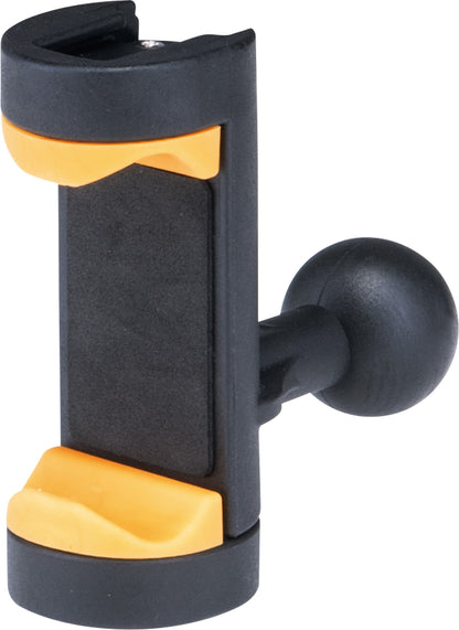Support pour smartphone 4.7" à 6.9", attache pour table et pieds ronds ou carrés jusqu'à 3 cm d'épaisseur, noir