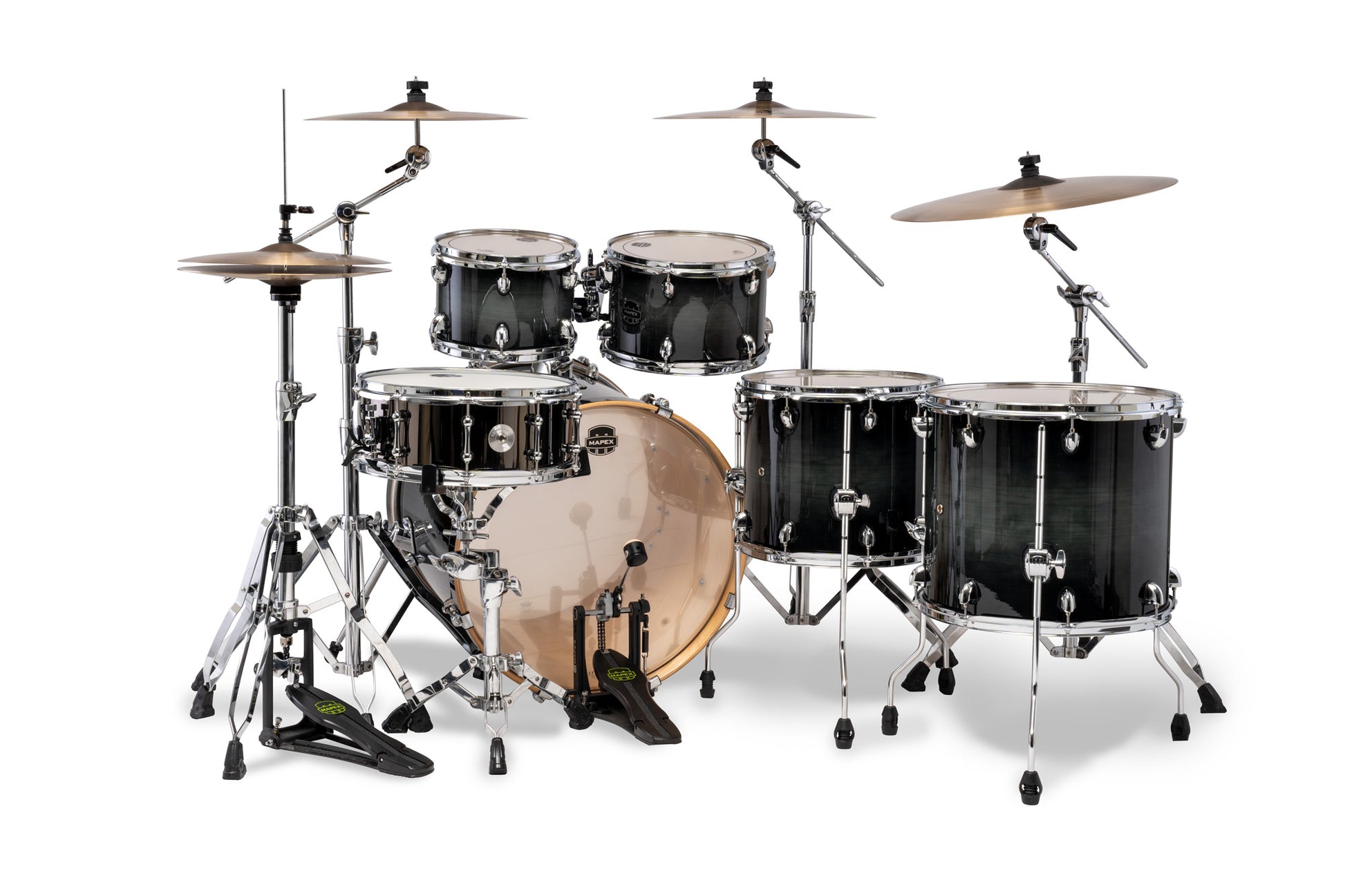 Batterie Armory X-Drive, 6 fûts, sans accessoires, Black Onyx