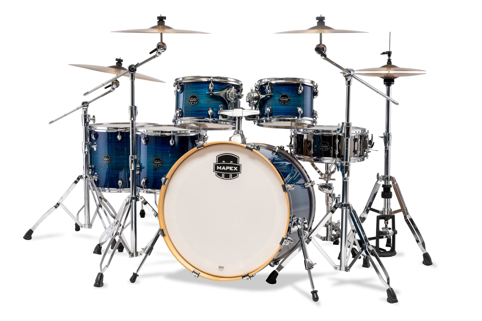 Batterie Armory X-Drive, 6 fûts, sans accessoires, Blue Wave