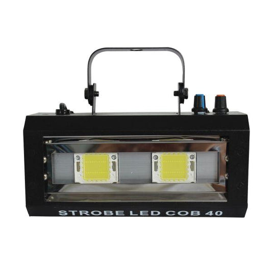 Power Lighting STROBE LED COB 40 Stroboscoop 40W 2 witte LED's