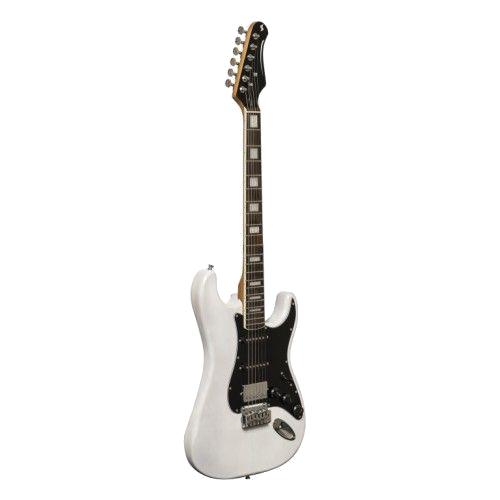 Stagg elektrische gitaar VINT-S SERIES 60 SES-60 WHB wit