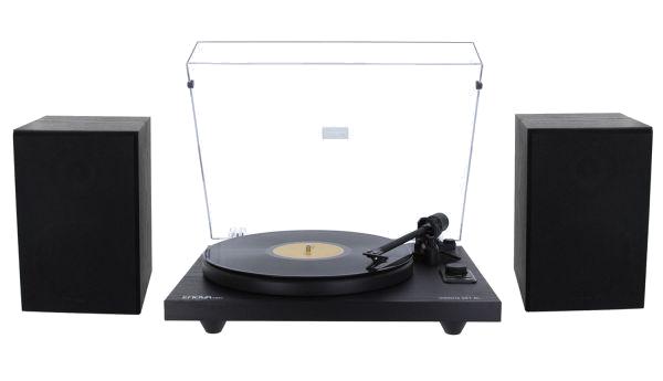VISION2 SET BL Platenspeler + USB/Bluetooth Hi-Fi-luidsprekers - Zwarte afwerking
