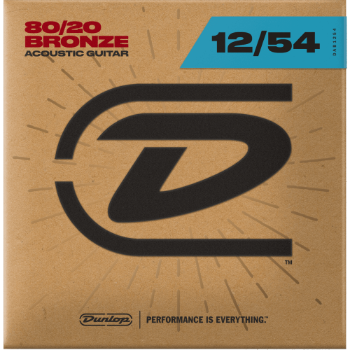 Dunlop folk guitar string set DAB1254