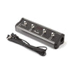 Fender 4-knops voetschakelaar: presets, omhoog, omlaag, snelle toegang, effecten aan/uit of tap tempo met 1/4