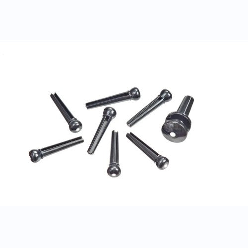 D'Addario PWPS10 Set van 7 zwarte pins